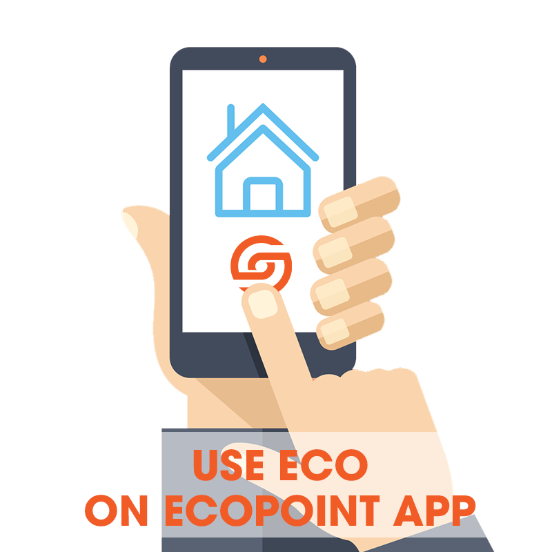 Use Eco on Ecopoint App