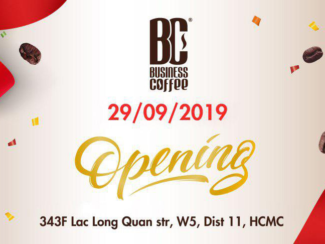 Business Coffee 3rd store opening this September