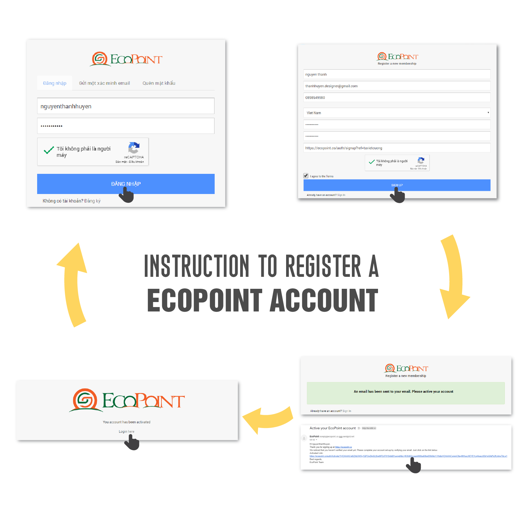 Sign Up for Ecopoint